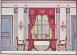 Formal early American dining room